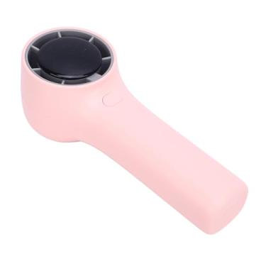 Imagem de Generic Ventilador Turbo Externo, Ventilador Turbo Portátil Recarregável Elegante Com Alça de Mão para Viagens (Rosa)