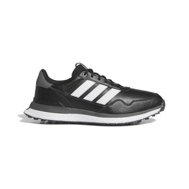 Imagem de adidas Tênis masculino de golfe, Core Black/Ftwr Branco/Cinza Quatro, 41
