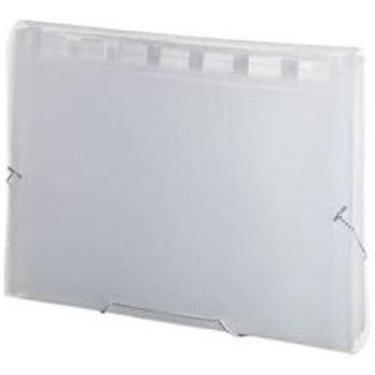 Imagem de Pasta Plascony Sanfonada Grande 31 Divisórias Cristal Sge-31