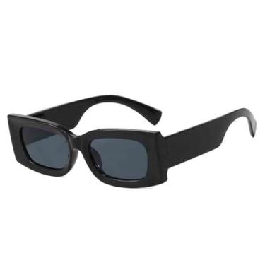 Imagem de Óculos de Sol Feminino Jelly Color Wide Leg Gradient Leopard Print UV400 para Esportes ao Ar Livre, Corrida e Ciclismo, Preto e Cinza