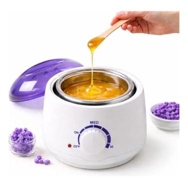 Imagem de Aquecedor De Cera Quente Panela Elétrica Depilaçao 127/220v Branco