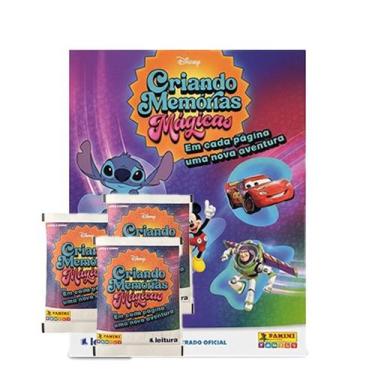 Imagem de Álbum Criando Memórias Mágicas - Disney com 3 pacotes de figurinhas - 