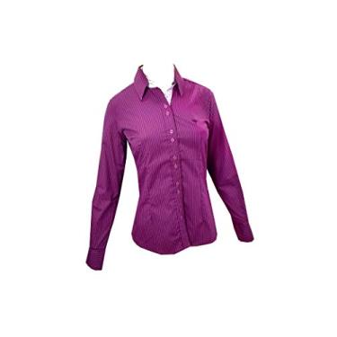 Imagem de Camisa Social Feminina Manga Longa Lady Tie Bordô