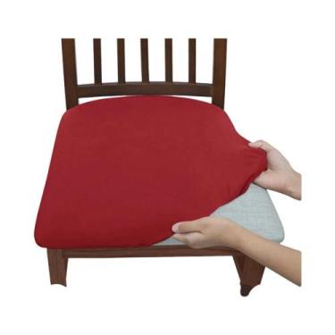 Imagem de Capa De Cadeira De Seda Leiteira Elástica De Cor Sólida, À Prova De Po