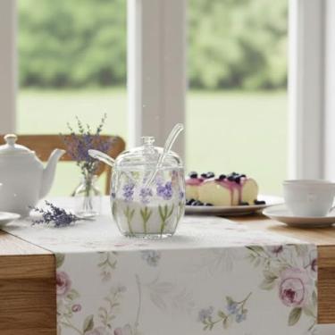 Imagem de Açucareiro Hand Painting Lavanda – O Toque Final para seu Cantinho do Café