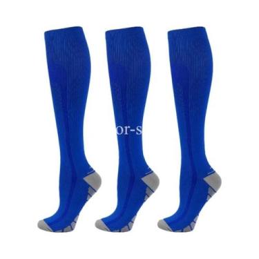 Imagem de Meias De Compressão Para Homens E Mulheres, 3 Pares, Para Varizes, Cam