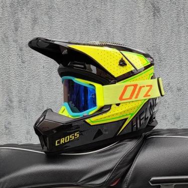 Imagem de Capacete De Motocicleta Offroad Para Downhill, Integral, Para Rally E 