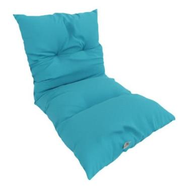 Imagem de Almofada Espreguiçadeira Futon 120x60 Cm Cadeira Sofá Pallet - Casas V