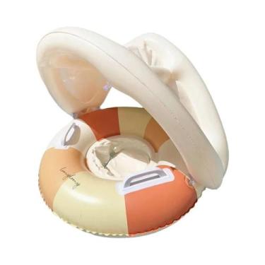 Imagem de Boia Inflável Para Piscina Com Assento, Círculo Flutuante Para Praia, 