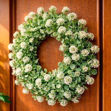 Imagem de Guirlanda Decoração Parede Porta Flores Artificial De 25cm