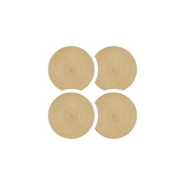 Imagem de Jogo Americano Pérola 37cm Kit 4 Rafimex