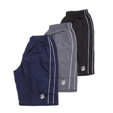 Imagem de Kit 3 Bermuda Tactel Masculino Com Bolsos-Masculino