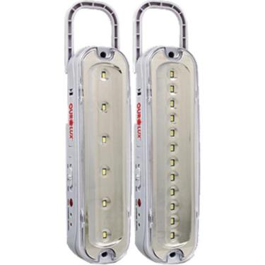 Imagem de Ourolux Lumin Emerg. 6 Led Pilha Rec - Ourolux fora de linha