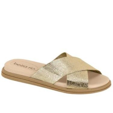 Imagem de Chinelo Beira Rio Slide Feminino Macio Original Casual-Feminino