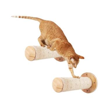 Imagem de Torre Arranhador Para Gatos DIY Com Rede, Cama, Prateleiras Para Escal