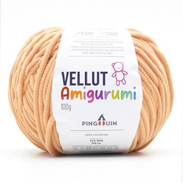 Imagem de Fio Vellut Amigurumi 100g - Pingouin, 9939 CROCANTE