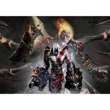 Imagem de Pintura em pôster Kratos Game Vintage Kraft Art 30x42cm - taiyuanketan