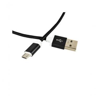 Imagem de Cabo Usb Evus Fast Charge Micro Usb 5p 1.0m Preto