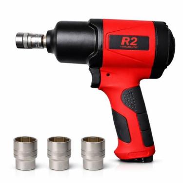 Imagem de Chave de Impacto Pneumática 88Kgfm R2 com 3 Soquetes 17 19 21mm - Ruum