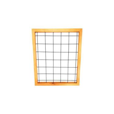 Imagem de Trelica de Metal e Madeira 50x60cm Preto Massol