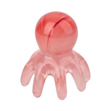 Imagem de Escova De Massagem Para Couro Cabeludo Em Resina Octopus, Raspagem De 