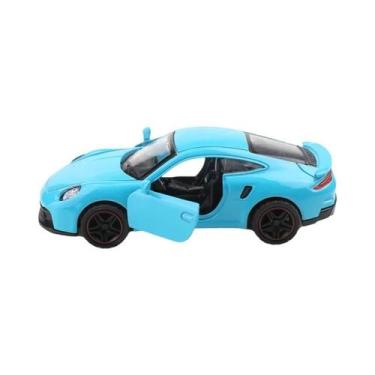 Imagem de Carrinho De Corrida Miniatura 911 Em Liga Fundida Escala 1:43 Com Fric
