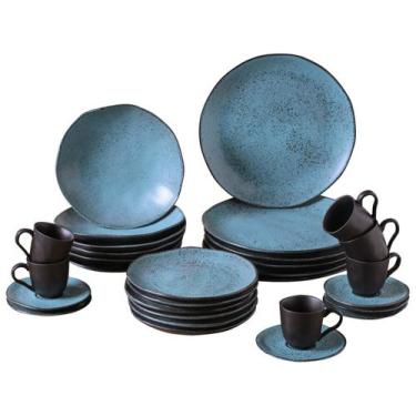 Imagem de Aparelho de Jantar 30 Peças Orgânico Petroleum (para 6 pessoas) - Port