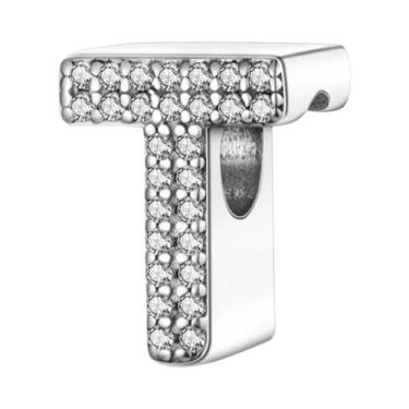 Imagem de Pingentes De Letras Em Prata Esterlina 925 Para Mulheres, 26 Letras De