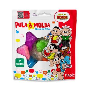 Imagem de Pula e molda (massa de eva) 70g - Turma da Mônica - Magic Kids