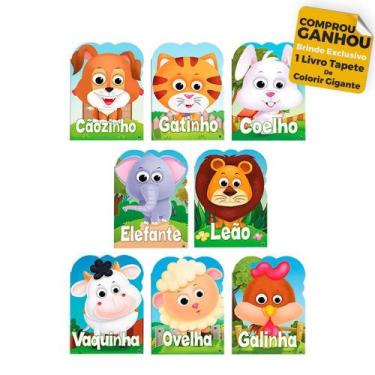 Imagem de Kit Com 8 Livros Infantil Para Ler + 1 Livro De Colorir - BDM Brinqued