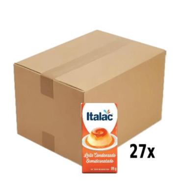 Imagem de Leite Condensado ITALAC Semidesnatado 395G Caixa com 27 Unidades