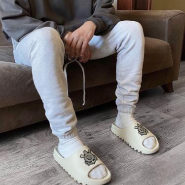 Imagem de Chinelo Corinthians Unissex Nuvem Licenciado-Unissex