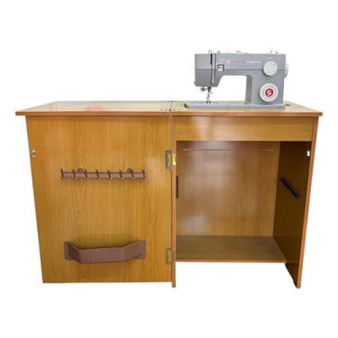 Imagem de Gabinete Máquina Costura Singer Facilita Pro 4432 4423 4411, Cafe