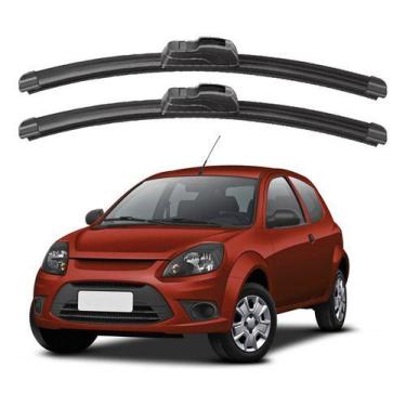 Imagem de Par Palheta Limpador Parabrisa Silicone Ford Ka 2002 À 2009 - B3 COMER