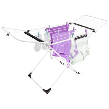 Imagem de Varal de Chão Dobrável Secalux Paris, Branco