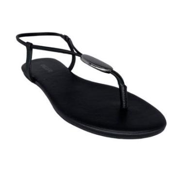 Imagem de Sandália Rasteira AnaCapri EcoNata Preto-Feminino