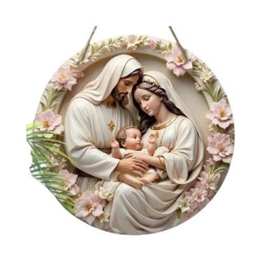 Imagem de Placa De Madeira De Natal Quente De Inverno Com Guirlanda Plana 2D Par