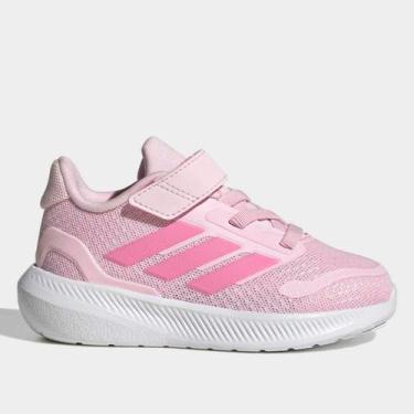 Imagem de Tênis Infantil Adidas Runfalcon, Rosa claro, 20