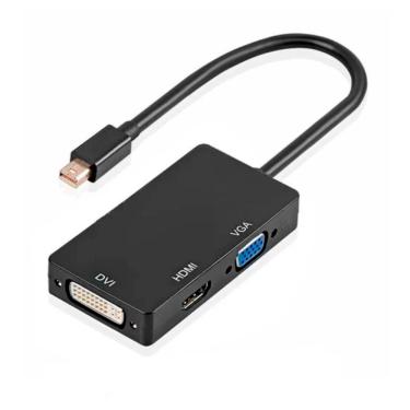 Imagem de Cabo Adaptador Conversor Mini DisplayPort para HDMI + DVI + VGA - CBM.259