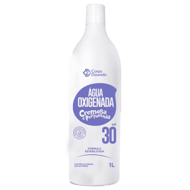 Imagem de Corpo Dourado Água Oxigenada Perfumada 1L 30 Vol