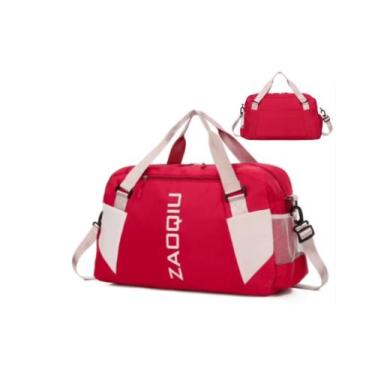 Imagem de Bolsa Viagem Treino Passeio Esportes Academia - Imports, Vermelho