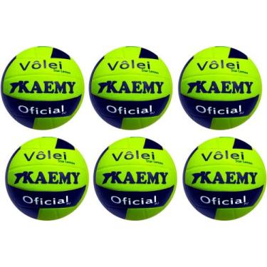 Imagem de Bola Vôlei Star Lemon Com 06 Unidades Kaemy ML73