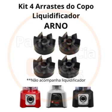 Imagem de Kit com 4 Arrastes para copo de liquidificador Arno Clic Lav - Powe Mi