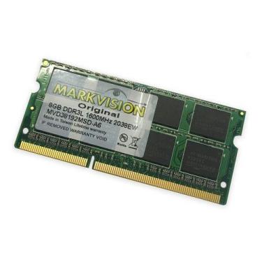 Imagem de Memória Ram 8gb Ddr3l 1600mhz Markvision Mvd38192msd-a6