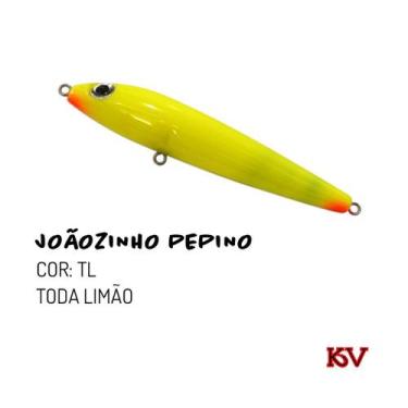 Imagem de Isca Joãozinho Pepino 9cm Isca Artificial da Kv, Tl