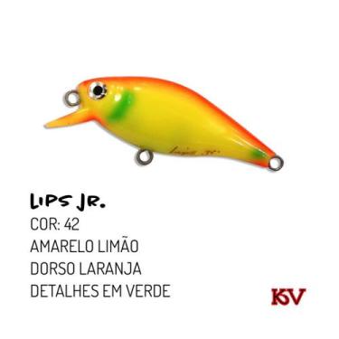 Imagem de Isca Artificial Lips Jr Meia Água Kv 5,8cm plug floating, 42