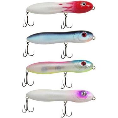 Imagem de Isca Artificial Zara 10cm Rattling Forte Superfície Kit 4 un - Importa