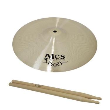 Imagem de Prato de Ataque para Bateria 16" Liga de Bronze B8 ACT Series Mes Drum