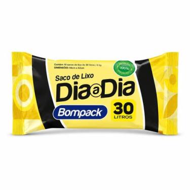Imagem de Saco de lixo bompack 30 lt roll dia a dia