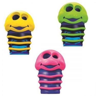 Imagem de Apontador com coletor Croc Croc Lagarta 2 furos 001700 - Maped